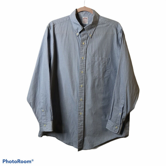 Brooks Brothers Striped Button Down  Shirt - Picture 1 of 7